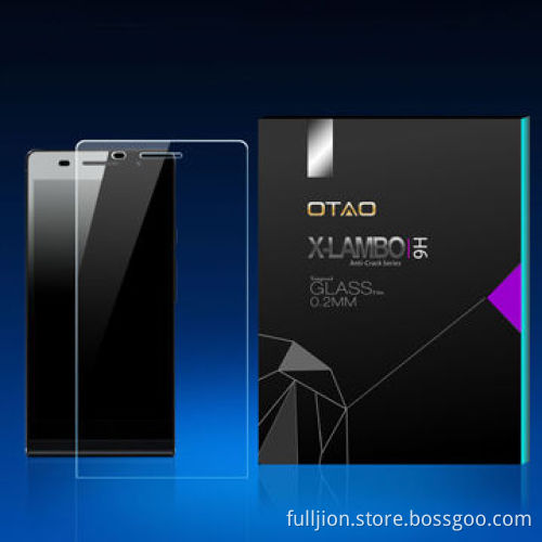 Super anti-crack tempered-glass screen protector for Huawei Ascend P6 with the best factory price